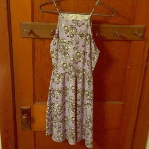 Lilac Floral Dress